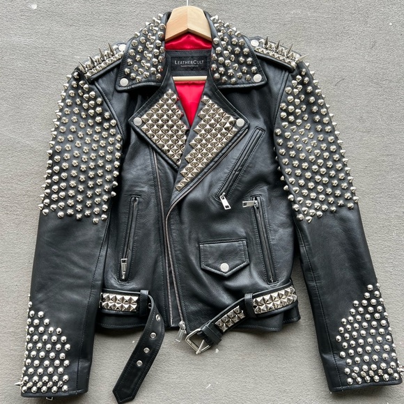 Spiked leather jacket from stud and spike lab UNISEX - Picture 5 of 9